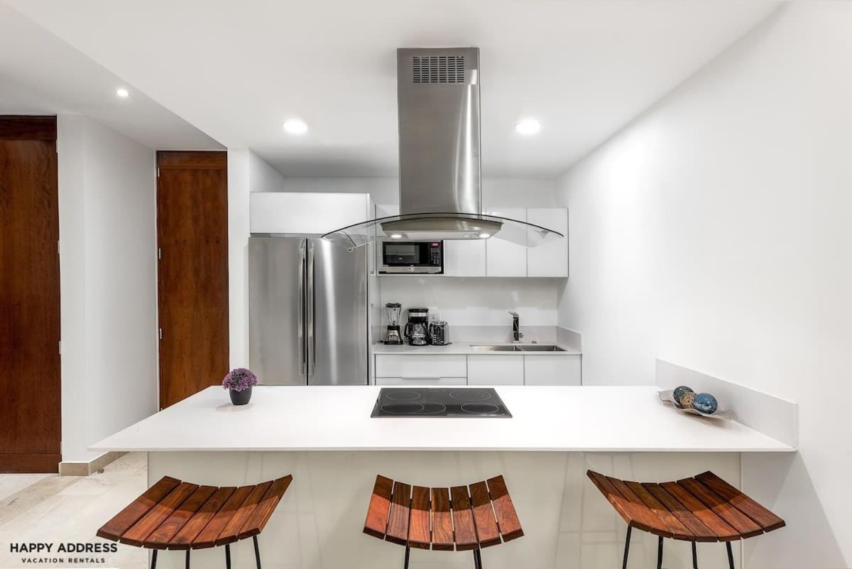 Trendy 1 Bedroom Apartment In Cruz Con Mar Brand New Building Playa del Carmen Exterior foto